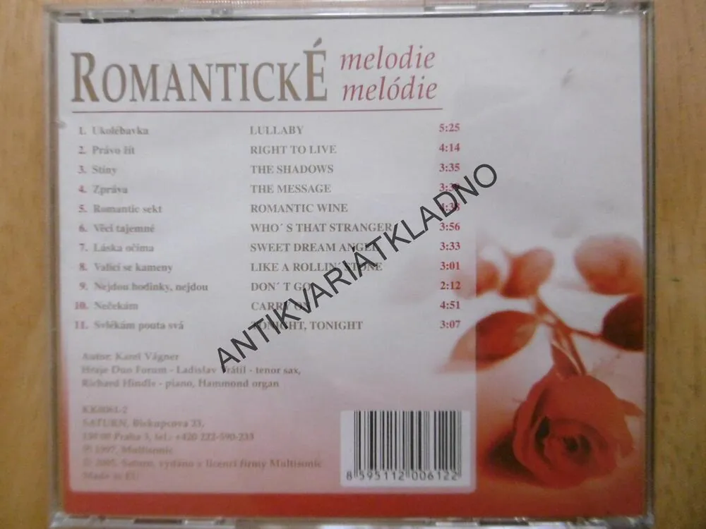 ROMANTICKÉ MELODIE, CD