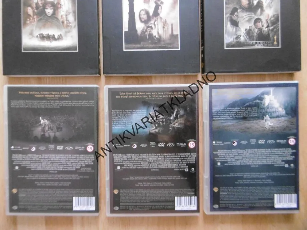 PÁN PRSTENŮ, 1-3, DVD FILM