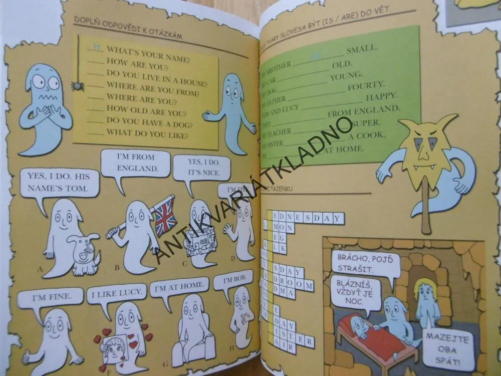 STRAŠIDELNÉ ÚKOLY Z ANGLIČTINY, MARTIN KUČERA, ANGLIČTINA HRAVOU FORMOU