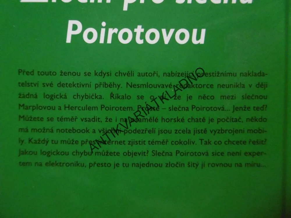 ZLOČIN PRO SLEČNU POIROTOVOU, JANA MORAVCOVÁ