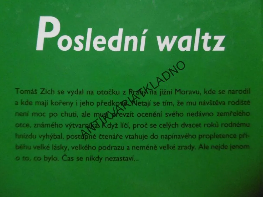 POSLEDNÍ WALTZ, PAVEL JANSA
