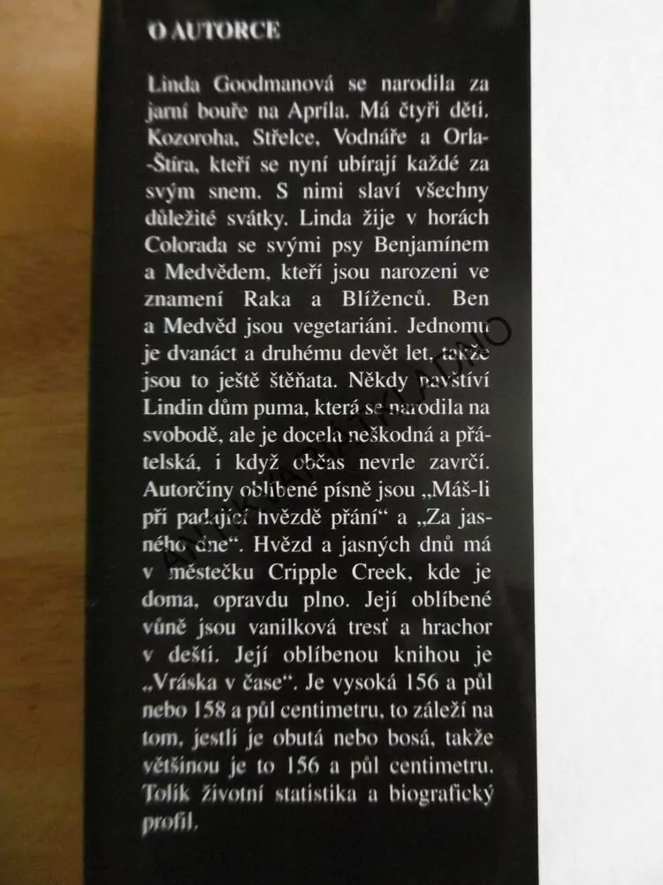 HVĚZDNÁ ZNAMENÍ, LINDA GOODMANOVÁ,