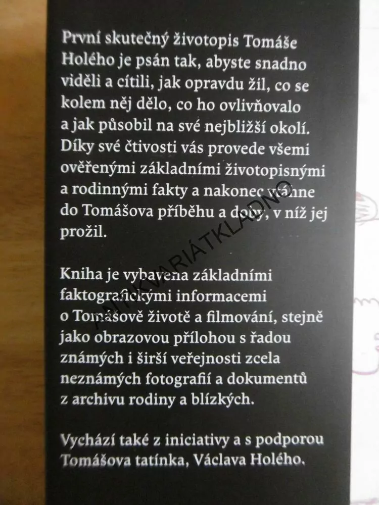 JMENUJU SE TOMÁŠ, OTA KARS, TOMÁŠ HOLÝ, HEREC FILM, **an