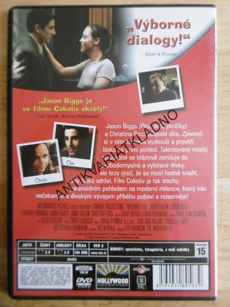 COKOLIV, CHRISTINA RICCI, DVD FILM