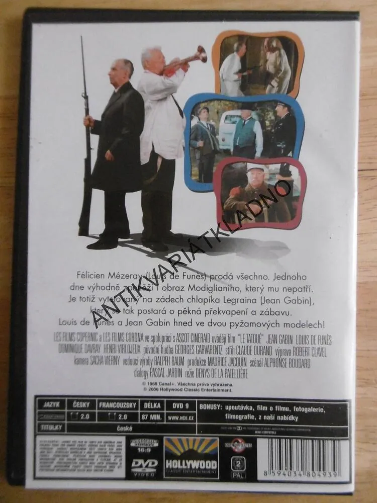 TETOVANÝ, DVD FILM 