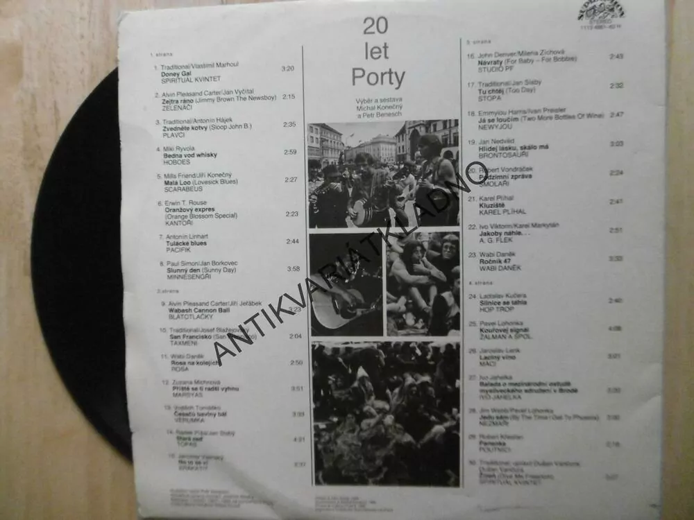 20 LET PORTY 1986, PORTA , 2 X LP, WABI DANĚK, KRAKATIT, TAXMENI, PACIFIK, POUTNÍCI, AJ.