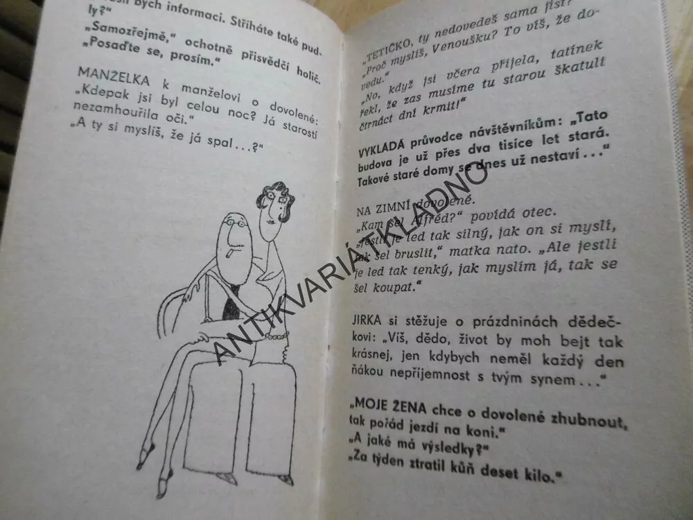 ANEKDOTY 24. O DOVOLENÉ A NA DOVOLENOU, ADOLF BORN, **an