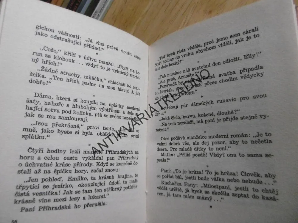 VESELÁ MYSL, MUŽ A ŽENA V MANŽELSTVÍ I MIMO NĚ, 1937, **an