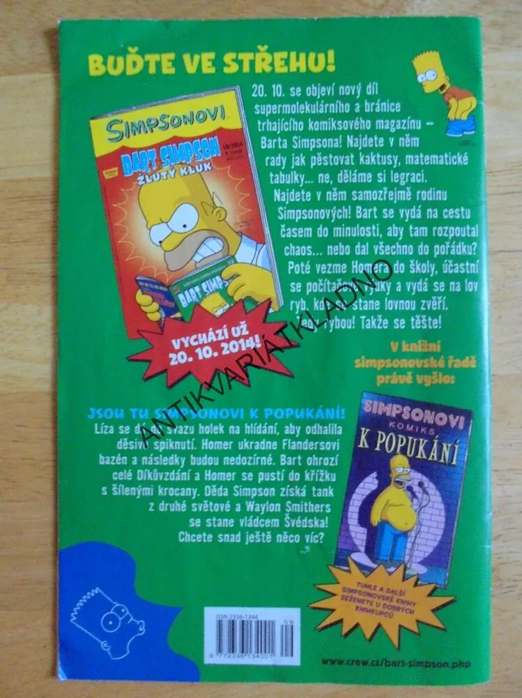 SIMPSONOVI, BART SIMPSON, KOMIKS, 9/2014