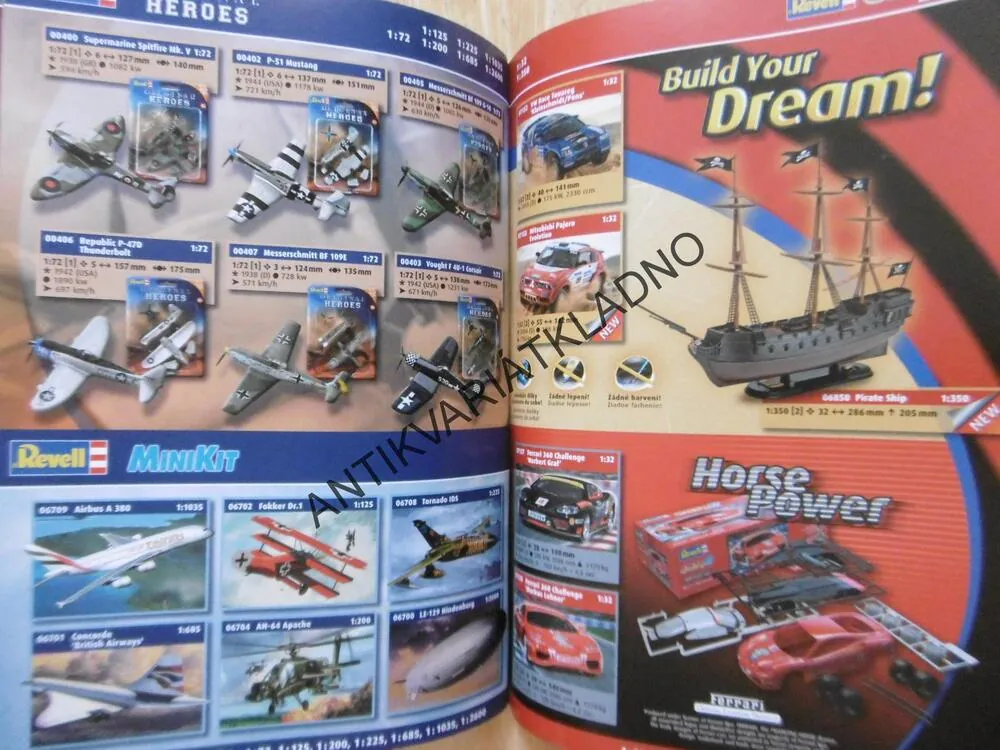 REVELL, MODEL KATALOG, CZ, SK, 2013, SPECIÁLNÍ EDICE