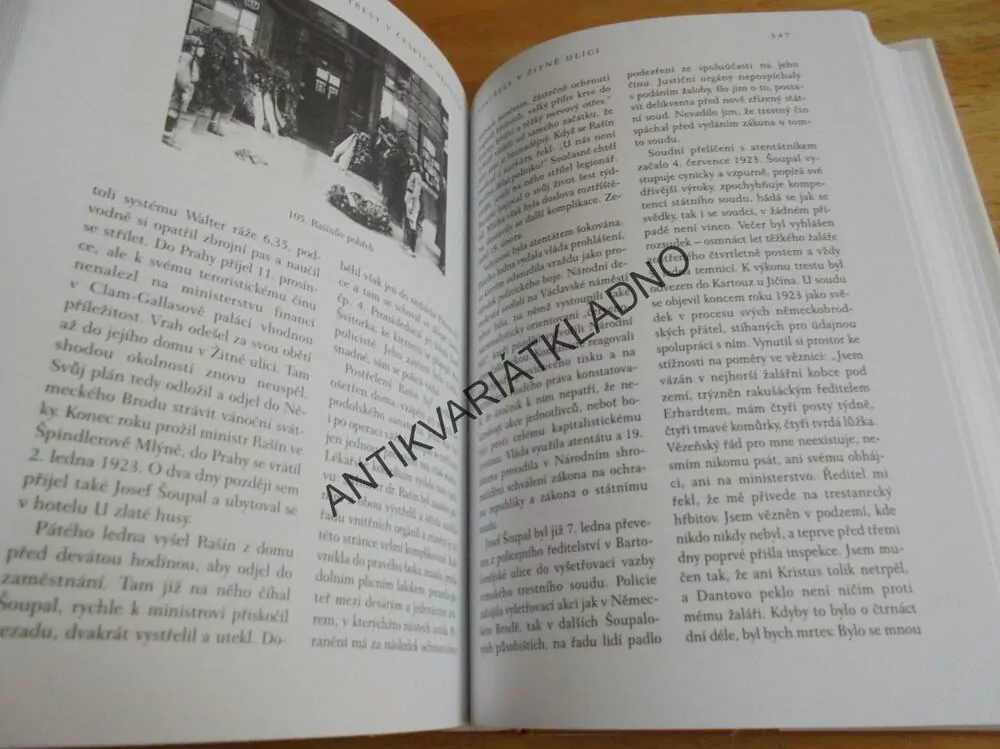 ZLOČIN A TREST V ČESKÝCH DĚJINÁCH, PAMĚTI 1. KATA,JINDŘICH FRANCEK, **an