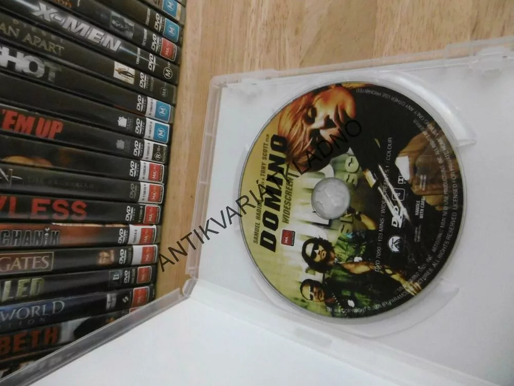 DOMINO, KEIRA KNIGHTLEY, MICKEY ROURKE, DVD FILM BEZ DABINGU BEZ ČESKÝCH TITULKŮ
