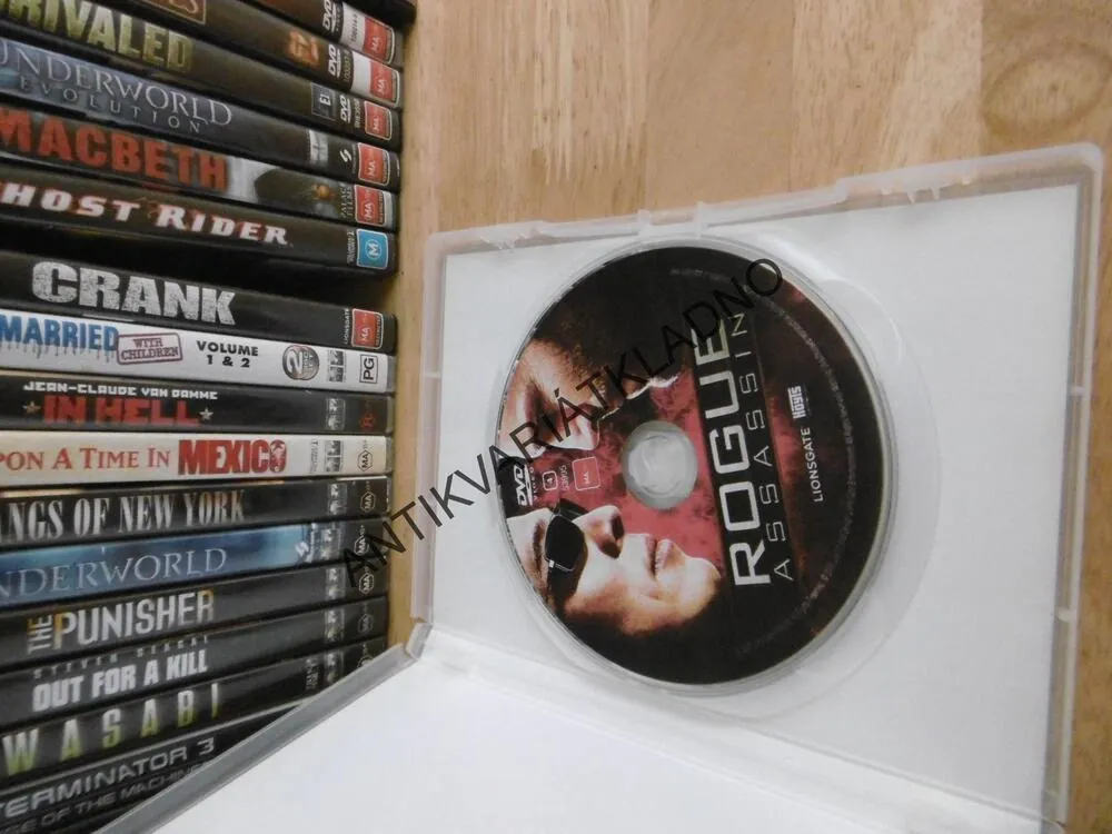 ROGUE, ASSASSIN, JET LI, JASON STATHAM, DVD FILM, BEZ DABINGU BEZ ČESKÝCH TITULEK