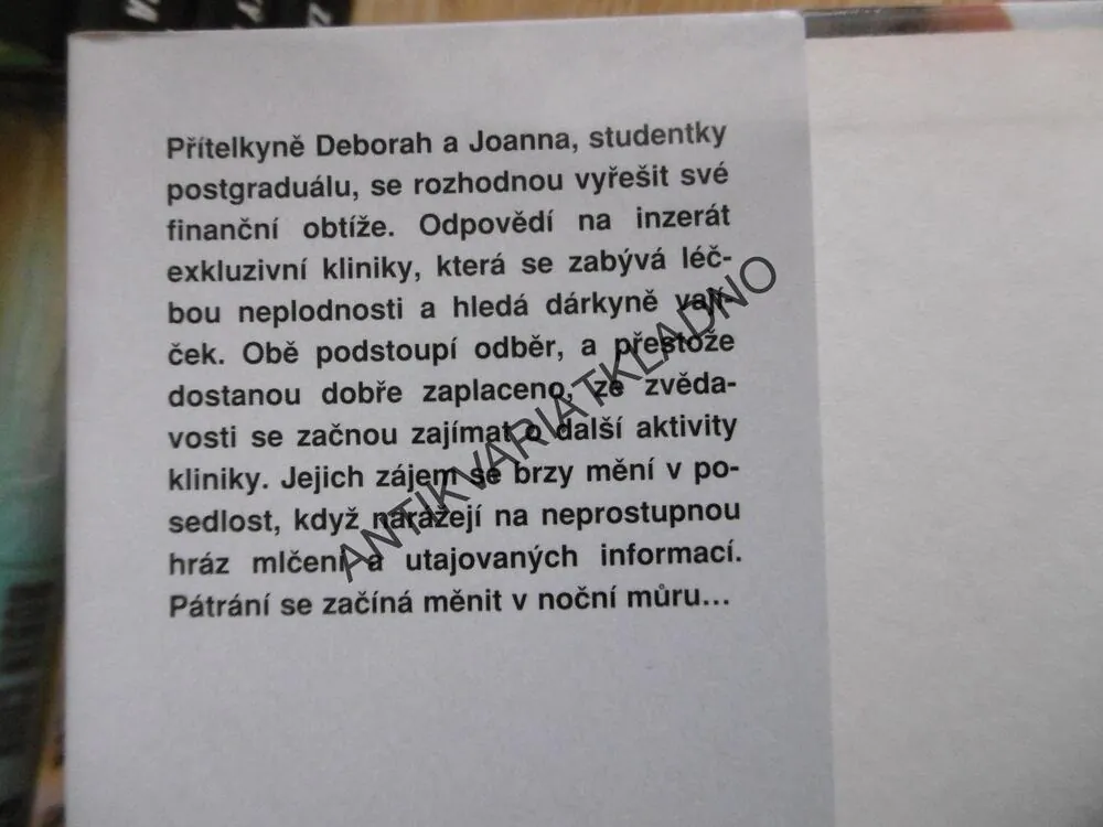 ŠOK, ROBIN COOK, **an