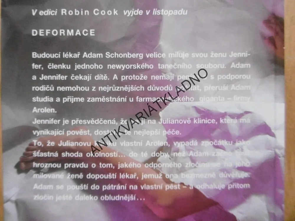 KÓMA, ROBIN COOK, **an