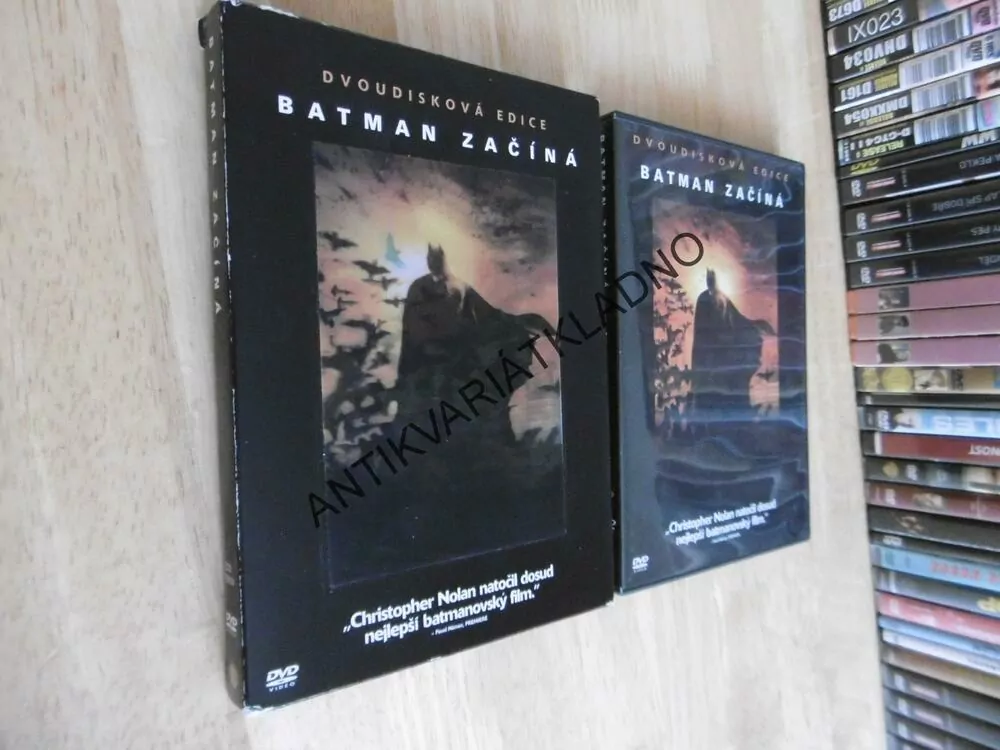 BATMAN ZAČÍNÁ, 2X  DVD FILM
