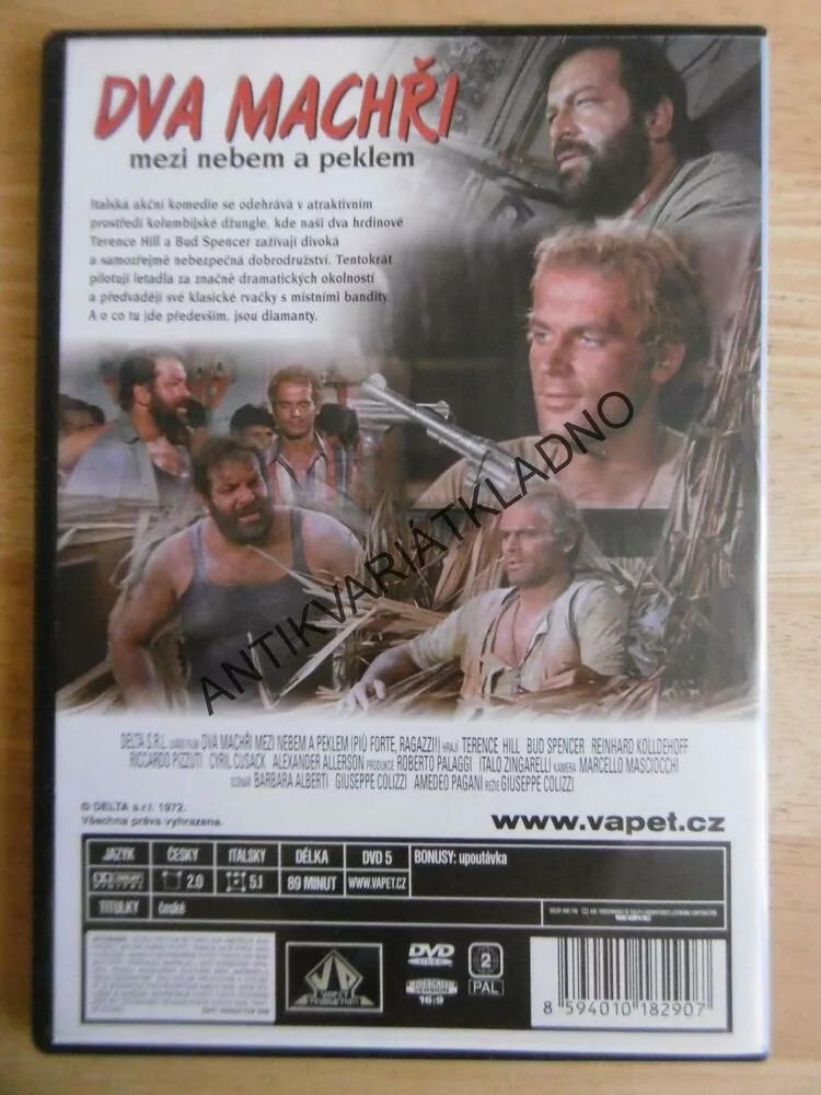 DVA MACHŘI MEZI NEBEM A ZEMÍ, DVD FILM 
