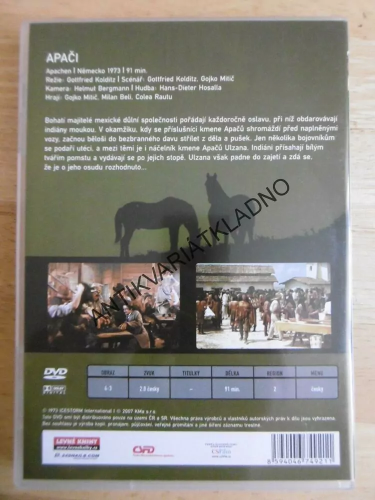APAČI, DVD FILM