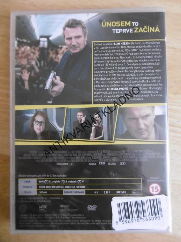 NON-STOP, LIAM NEESON, DVD FILM