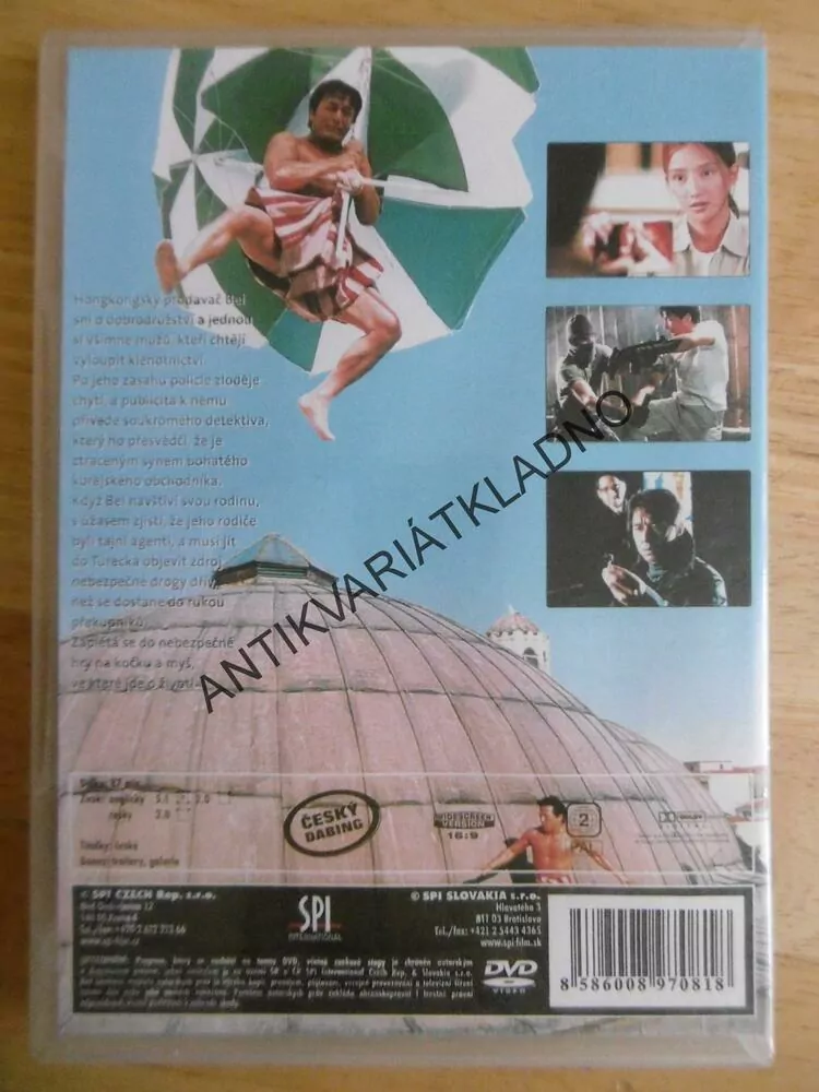 AGENTI Z HONG KONGU, DVD FILM