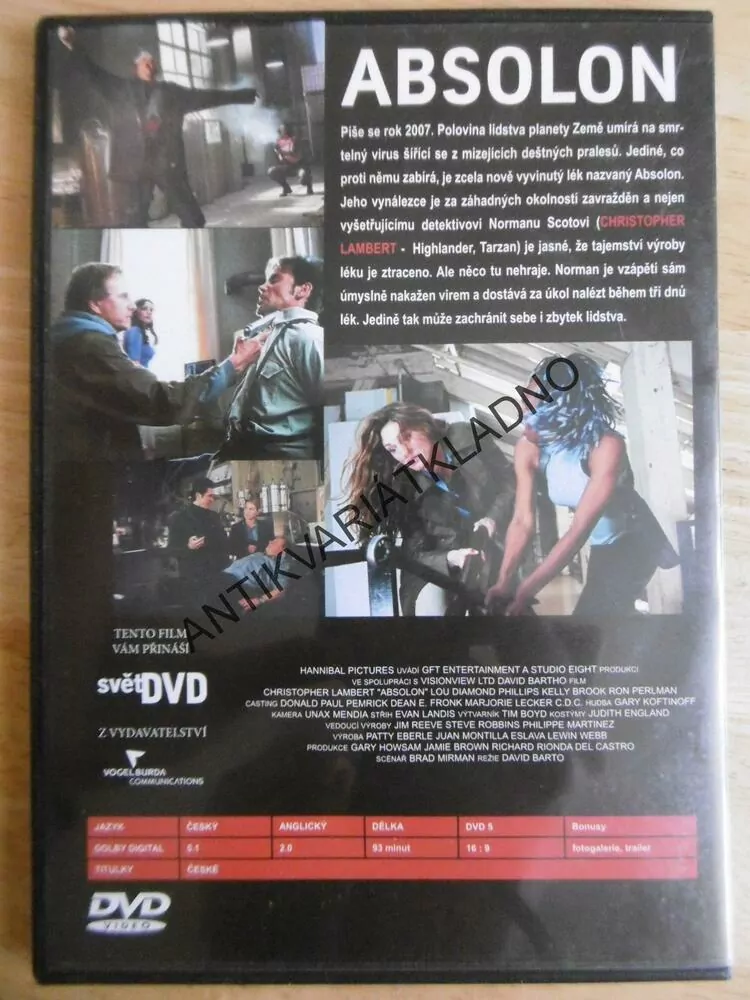 ABSOLON, DVD FILM
