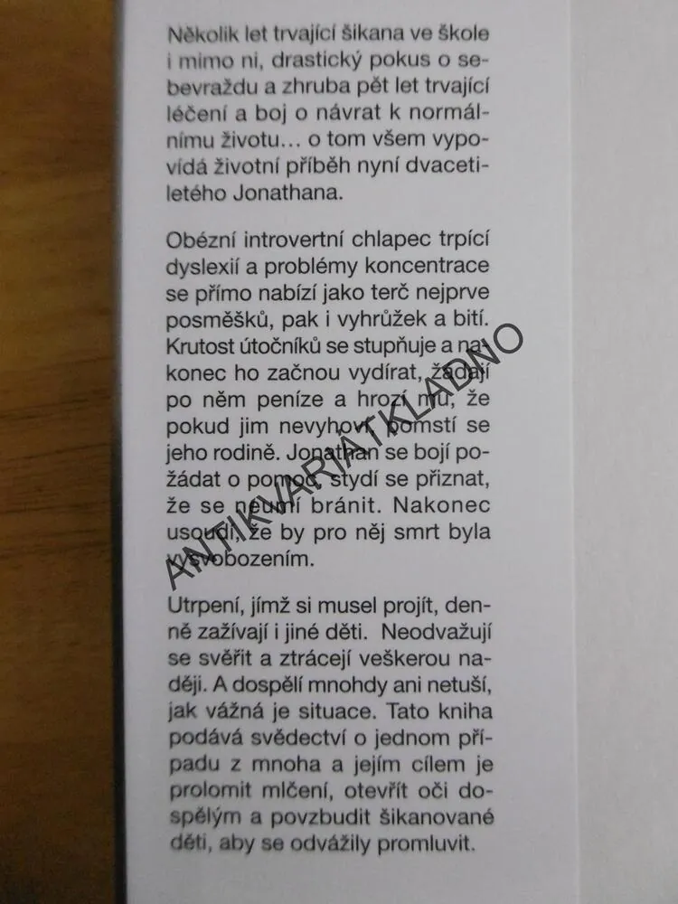 TEN DEN JSME SE ROZHODL ZEMŘÍT, JONATHAN DESTIN, **an