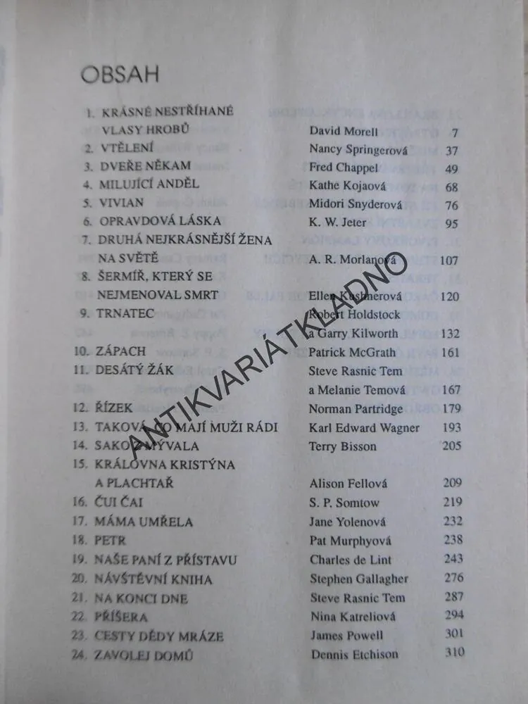 TO NEJLEPŠÍ Z HORORU A FANTASY, PRVNÍ REPREZENTATIVNÍ ROČENKA