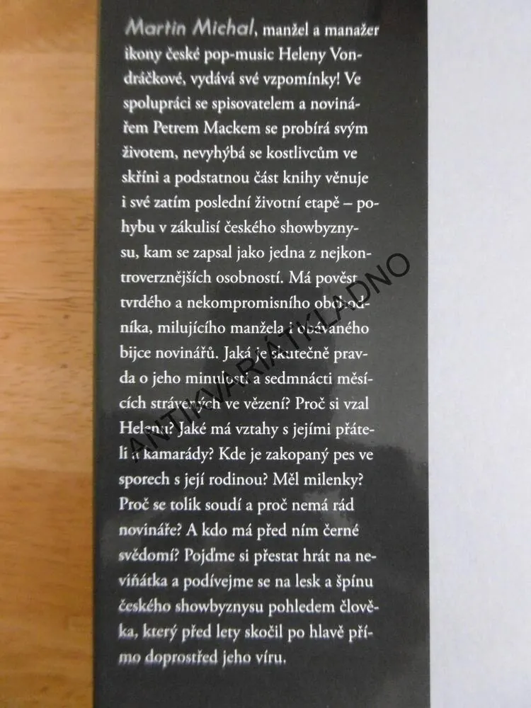 LESK A ŠPÍNA SHOWBYZNYSU, MARTIN MICHAL, HELENA VONDRÁČKOVÁ, **an