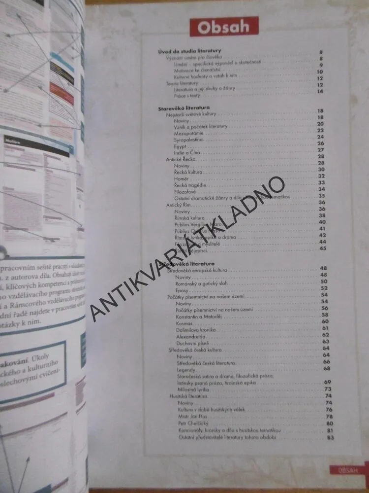 LITERATURA PRO 1. ROČNÍK STŘEDNÍCH ŠKOL, UČEBNICE, DIDAKTIS