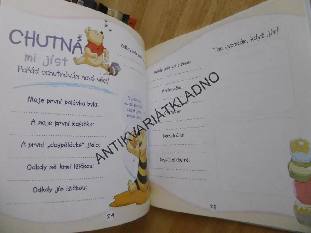 MOJE PRVNÍ KNÍŽKA, MEDVÍDEK PÚ, DISNEY, MOJE PRVNÍ ALBUM, **an