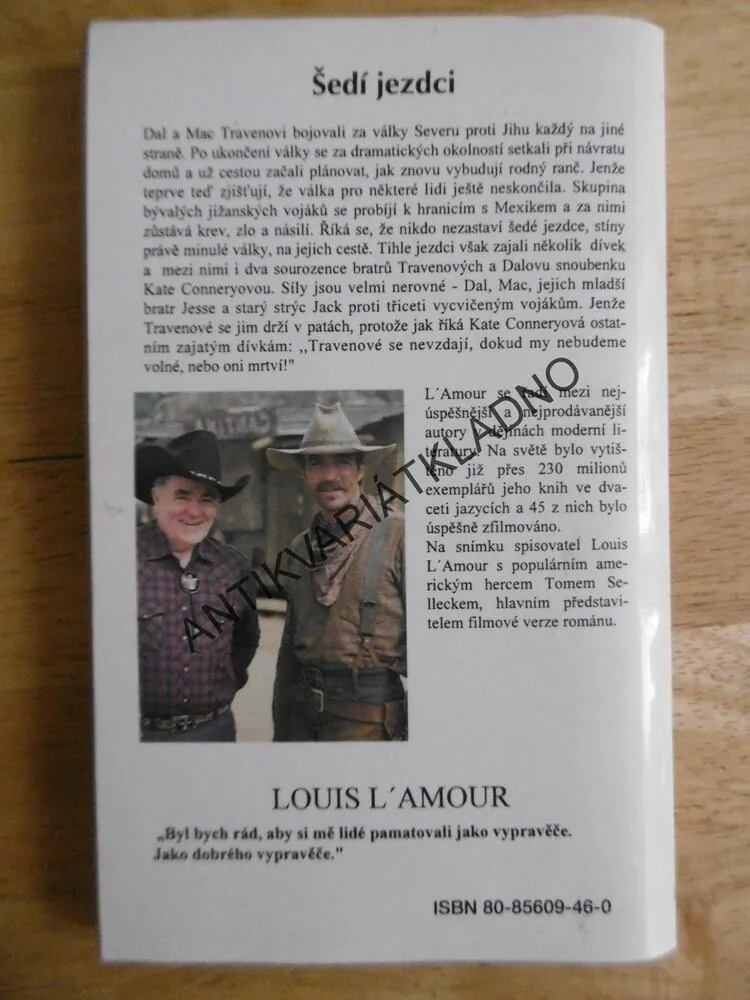 ŠEDÍ JEZDCI, LOUIS L´AMOUR, **an