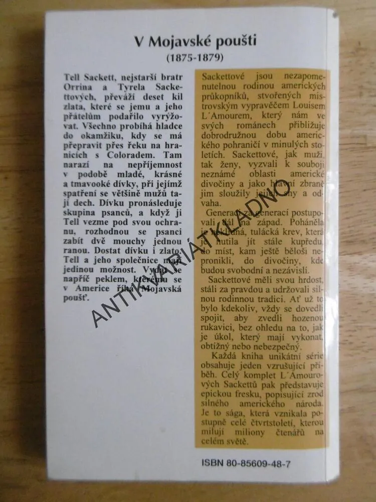 V MOJAVSKÉ POUŠTI, LOUIS L´AMOUR