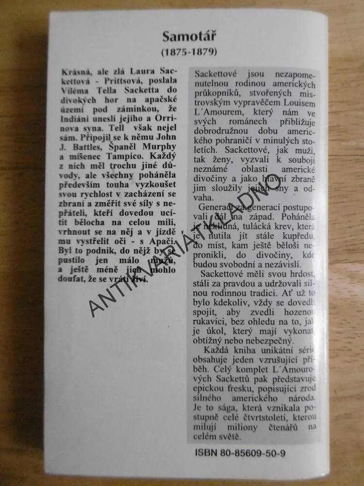 SAMOTÁŘ, LOUIS L´AMOUR