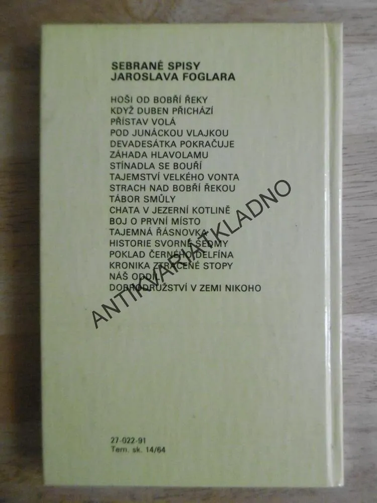 PŘÍSTAV VOLÁ, JAROSLAV FOGLAR, 1991, **an