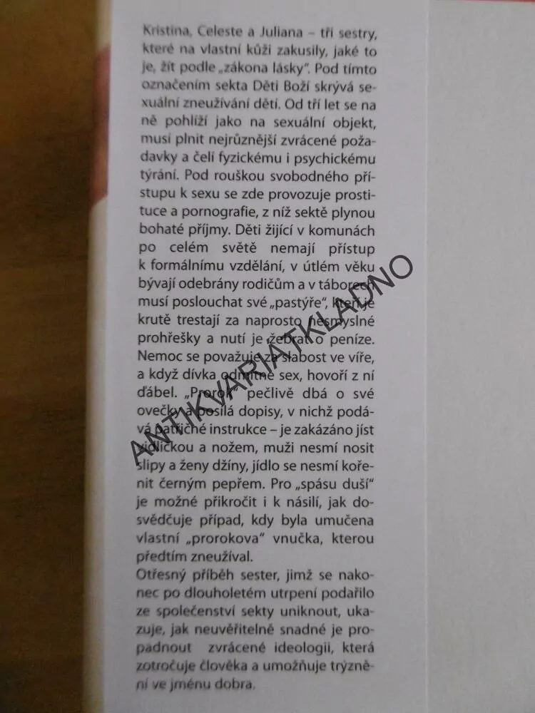 BEZ SESTRY NEODEJDU, JONESOVÁ, BUHRINGOVÁ, **an