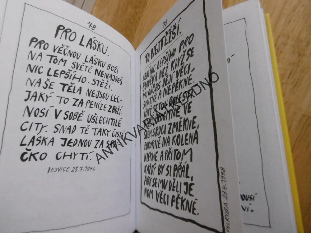 PTAČÍ POLÍBENÍ, HONZA VOLF, TEN CO NEUMÍ HRÁT GOLF, **an