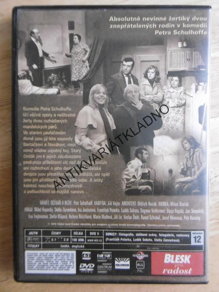 ZÍTRA TO ROZTOČÍME DRAHOUŠKU, DVD FILM ČR