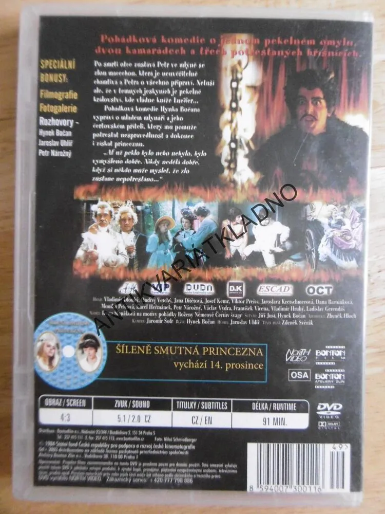 S ČERTY NEJSOU ŽERTY, DVD FILM  ČR