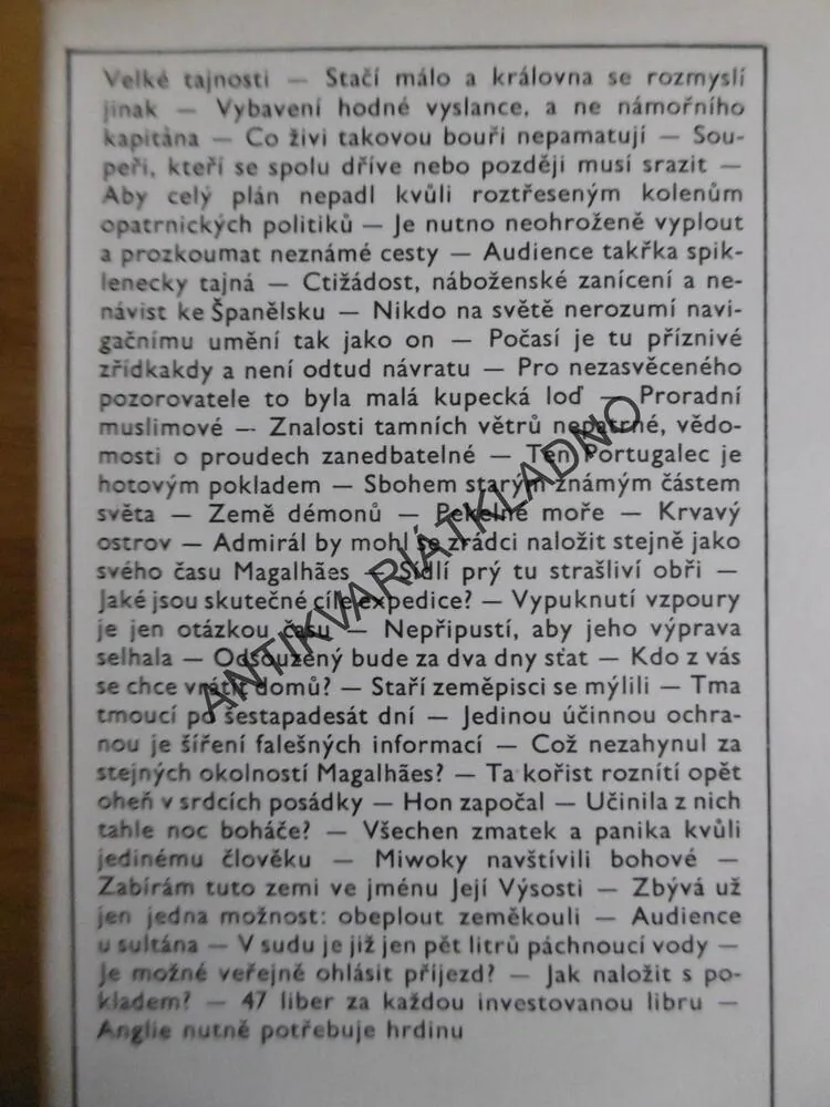 PIRÁTOVA PLAVBA KOLEM SVĚTA, DEREK WILSON,1986