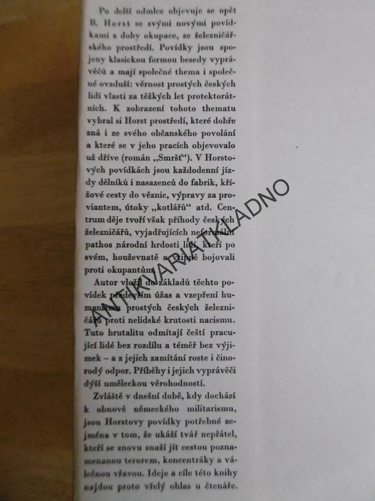 ŠTÍT A MEČ, B. HORST, ŽELEZNICE