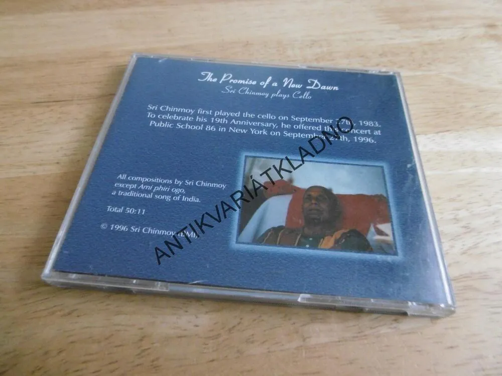THE PROMISE OF A NEW DAWN, SRI CHINMOY PLAYS CELLO, CD