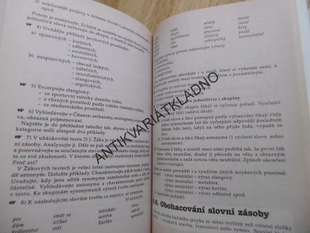 ČESKÝ JAZYK PRO 2., VĚRA MARTINKOVÁ