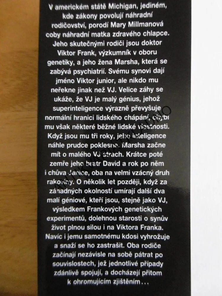 MUTACE, ROBIN COOK, **an