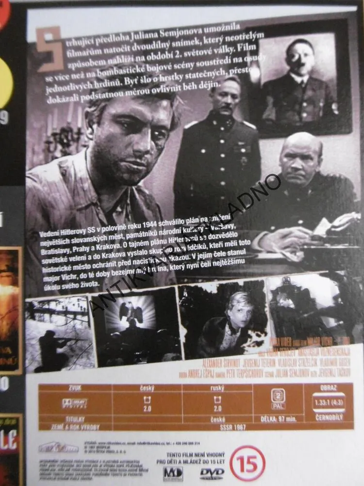 MAJOR VICHR, 1-2, DVD FILM