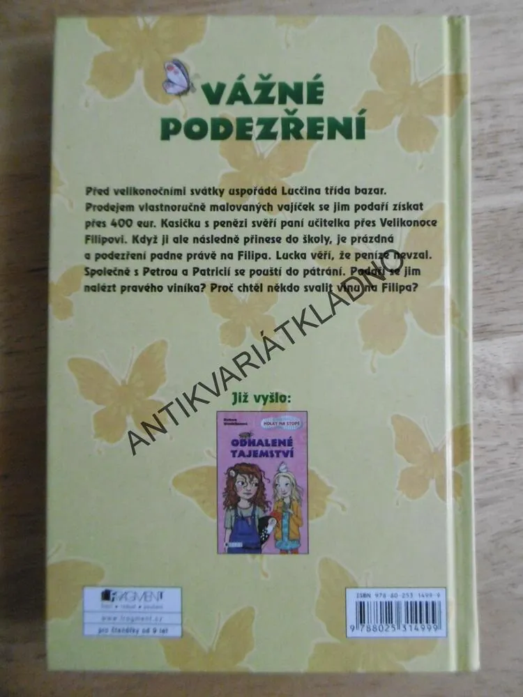 VÁŽNÉ PODEZŘENÍ, HOLKY NA STOPĚ, BARBARA WENDELKENOVÁ, **an