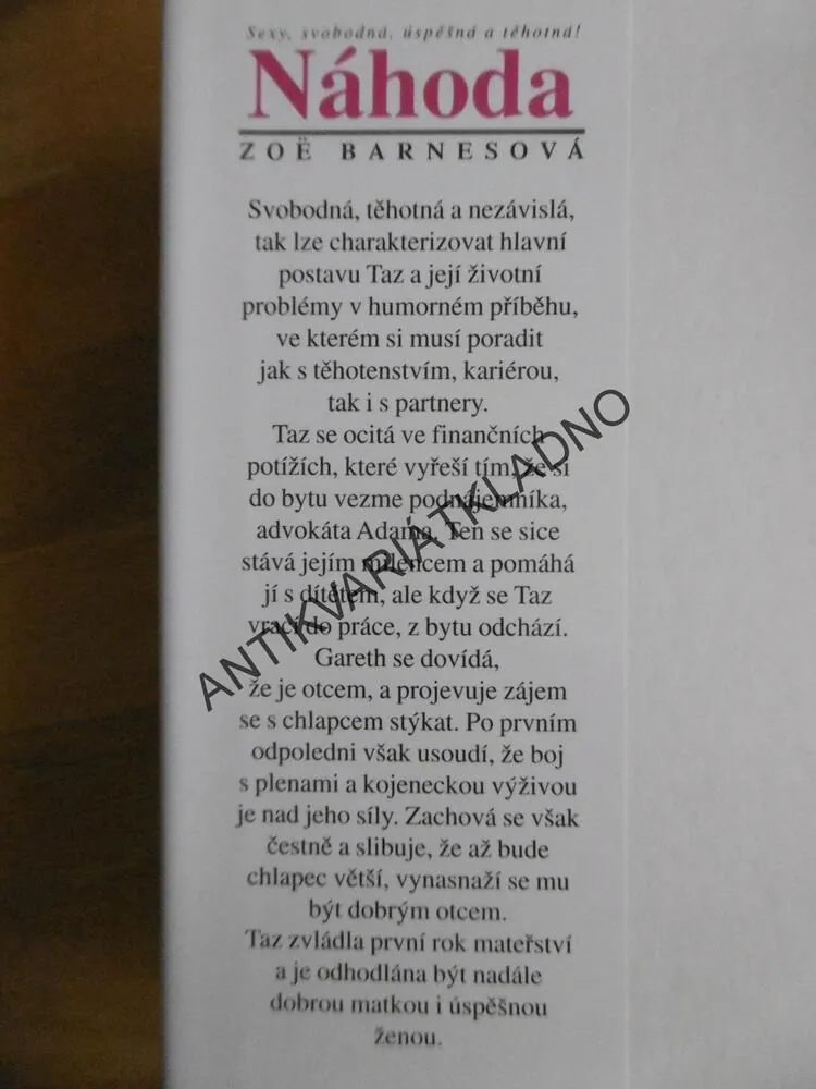 NÁHODA, ZOË BARNESOVÁ, **an