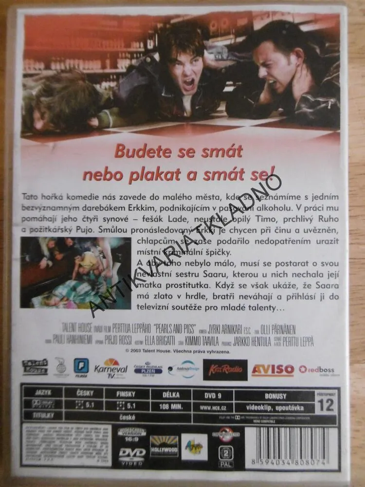 PERLY A SVINĚ, DVD FILM 