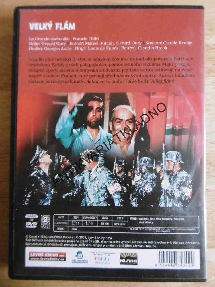 VELKÝ FLÁM, DVD FILM 