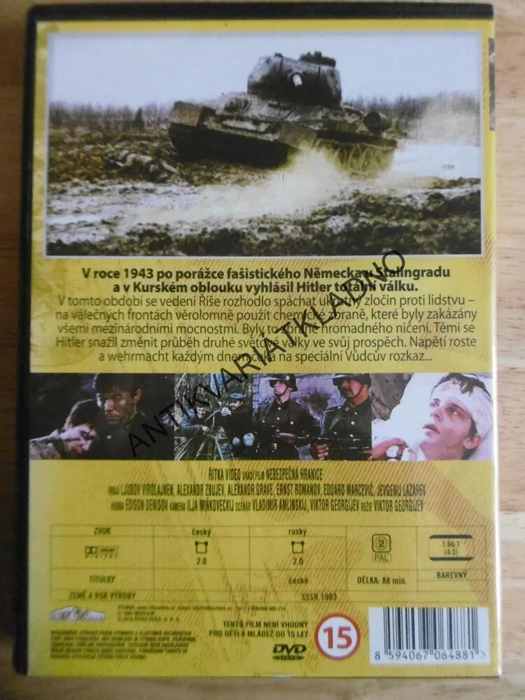 NEBEZPEČNÁ HRANICE, DVD FILM