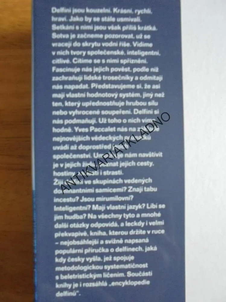 TAJEMNÝ ŽIVOT DELFÍNŮ, YVES PACCALET, **an